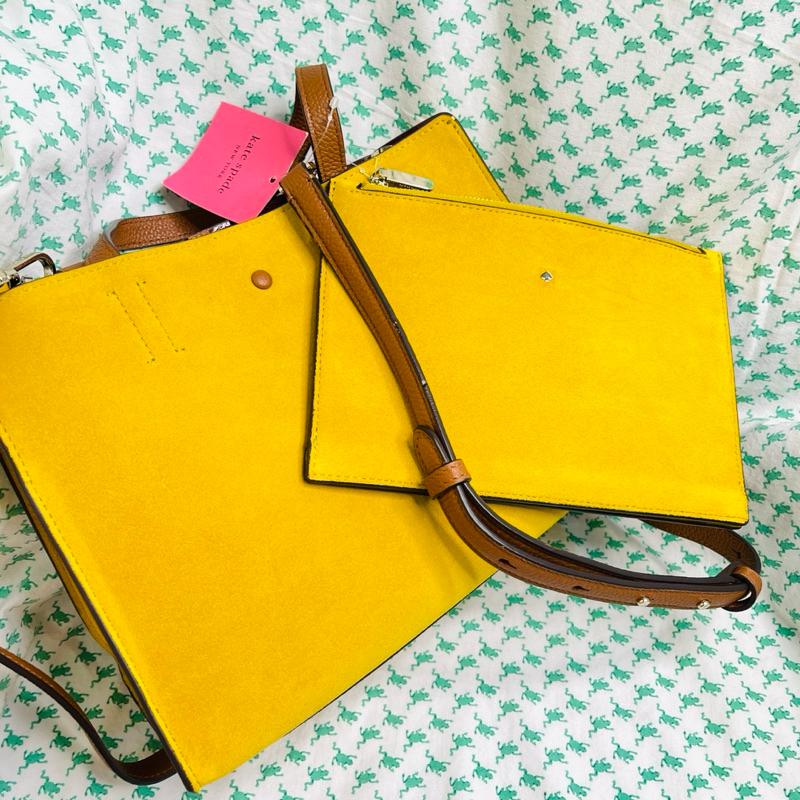 Kate Spade New York  SAM SUEDE MEDIUM SATCHEL-細節圖5
