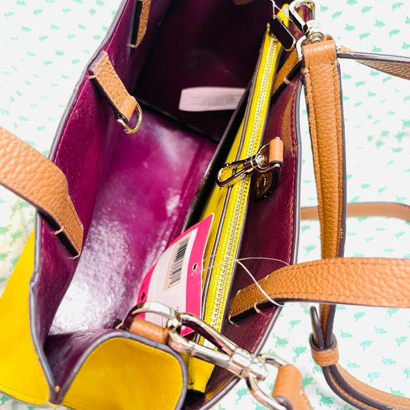 Kate Spade New York  SAM SUEDE MEDIUM SATCHEL-細節圖7