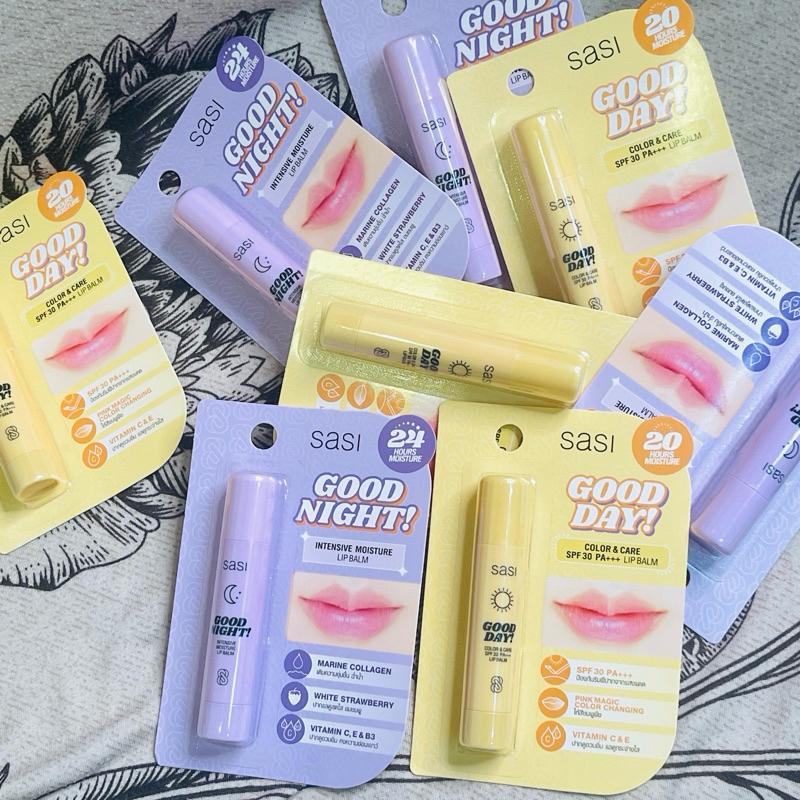 泰國🇹🇭 SASI 美好一天SPF30 PA+++防曬 潤色 護唇膏 /晚安夜間保濕 潤唇膏3.5g-細節圖7