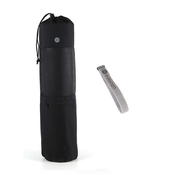 EASYOGA 瑜珈花草墊-墨綠(附收納繩/專屬背袋)-細節圖2