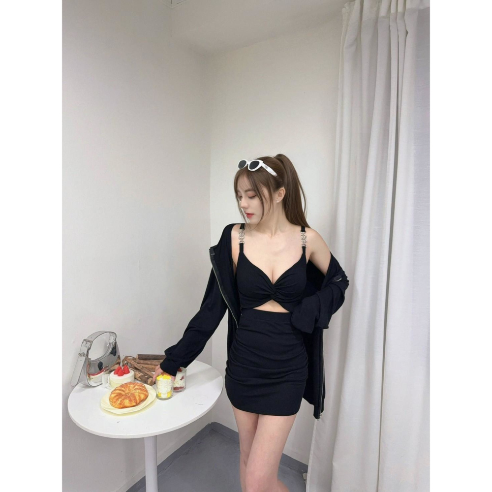 𝔾𝕚𝕣𝕝𖠋 ℙ•ℙ 【預購】性感微辣-兩件式甜辣套裝-細節圖4