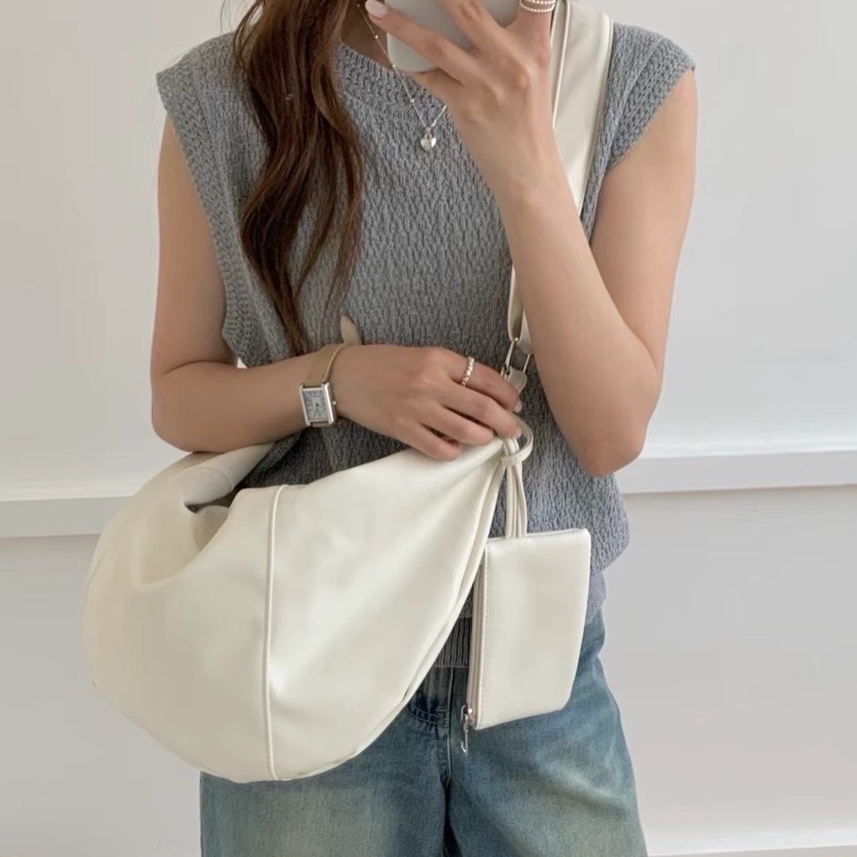 【KATA】超大容量可調節斜肩包🤍-細節圖2