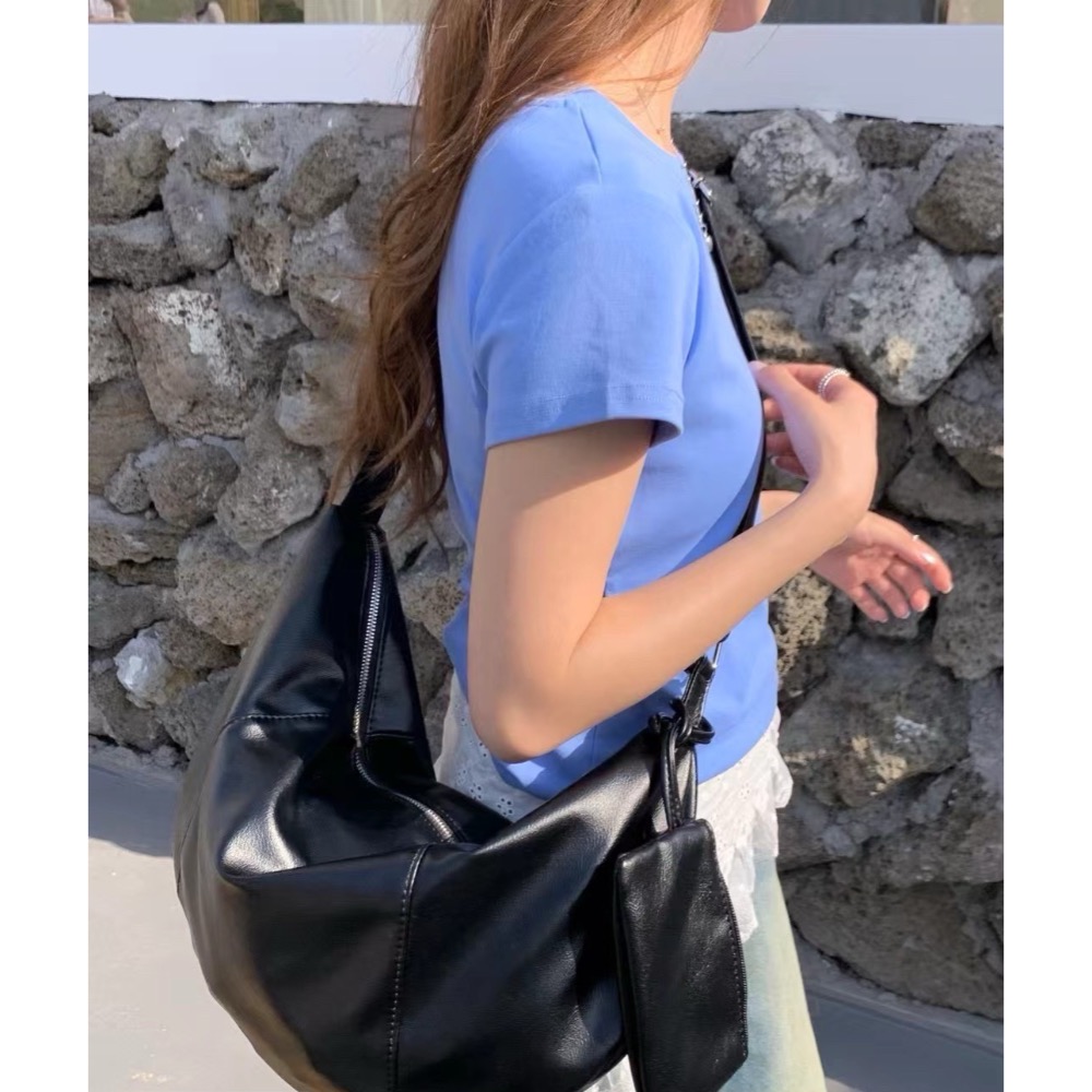 【KATA】超大容量可調節斜肩包🤍-規格圖3