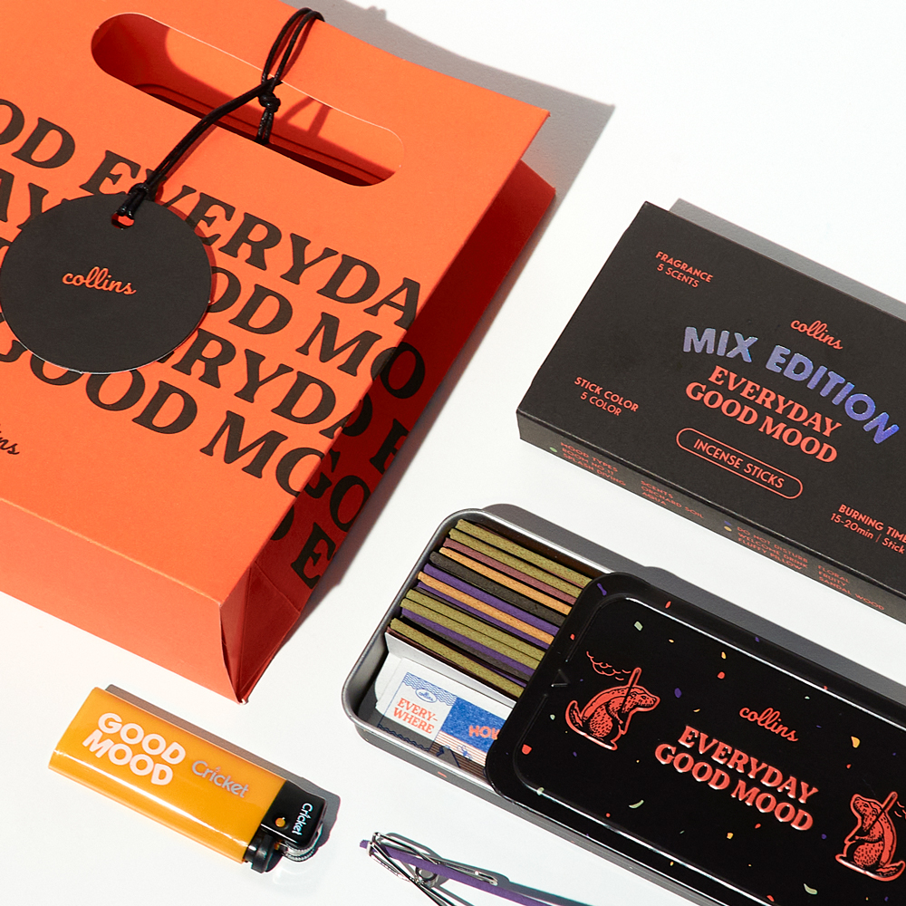 【Collins】鐵盒線香70支 - 綜合款-細節圖2