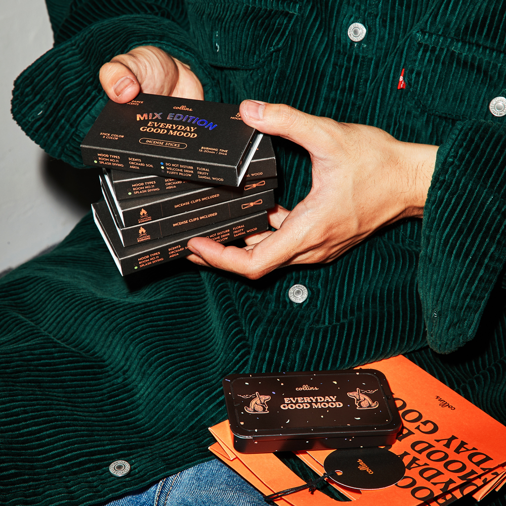 【Collins】鐵盒線香70支 - 綜合款-細節圖4