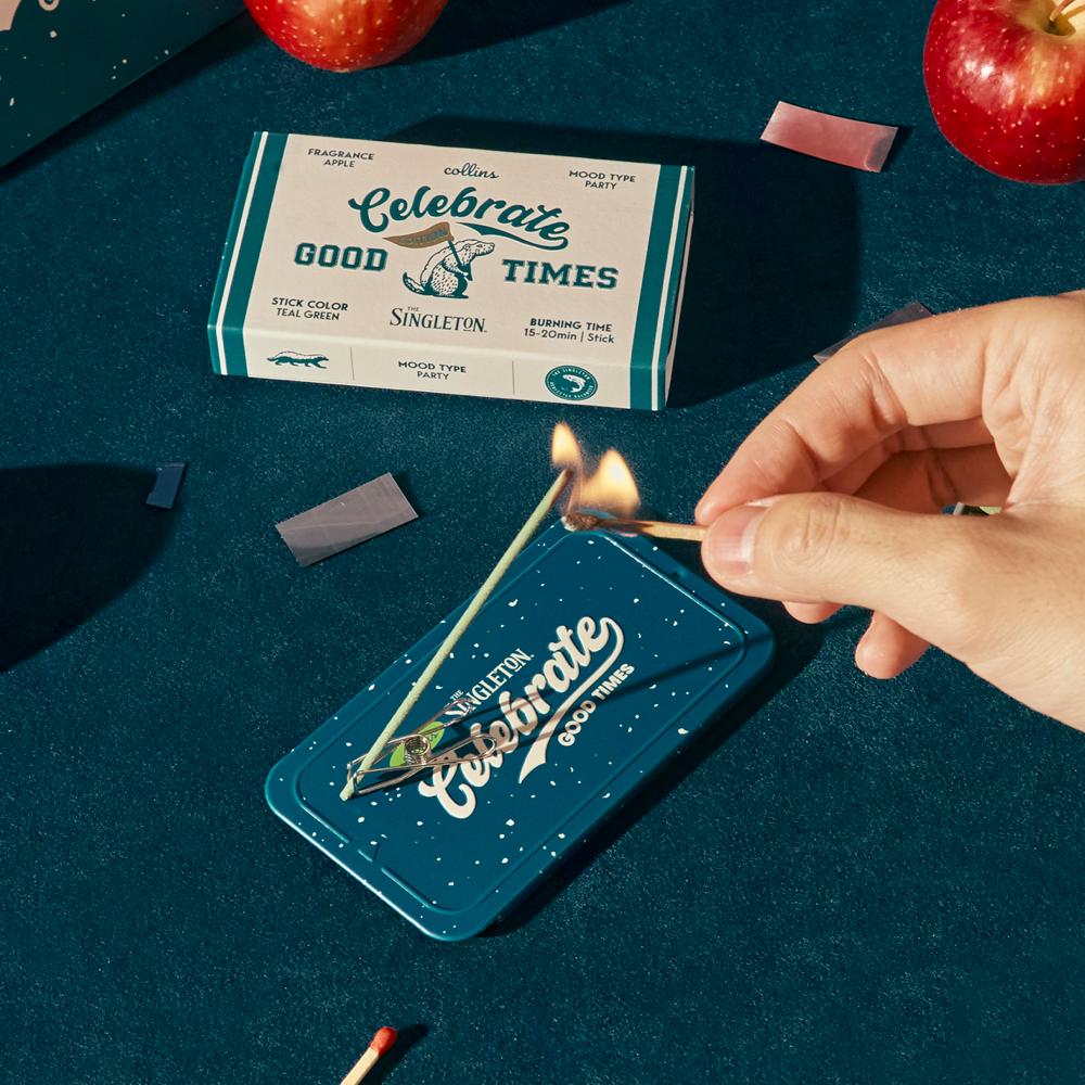 【Collins 限定款】鐵盒線香70支 - GOOD TIMES #蘋果派對-細節圖4