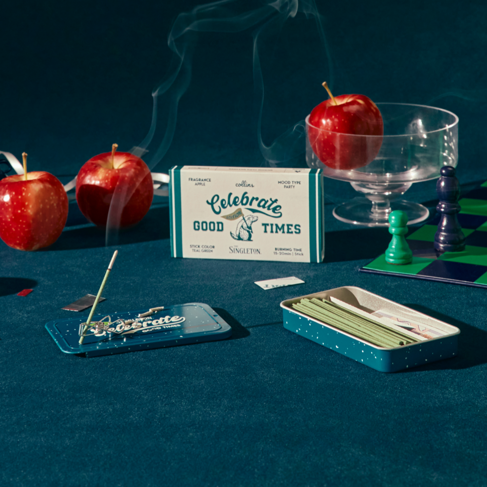 【Collins 限定款】鐵盒線香70支 - GOOD TIMES #蘋果派對-細節圖2