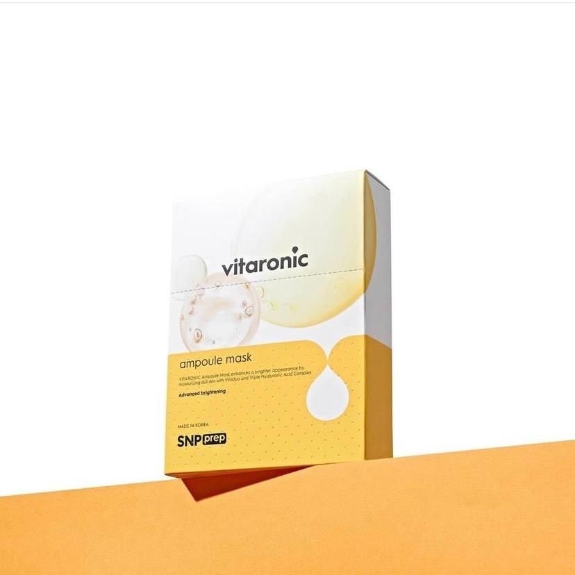 【Snp】PREP 維他命亮白保濕面膜 一盒10入-細節圖2