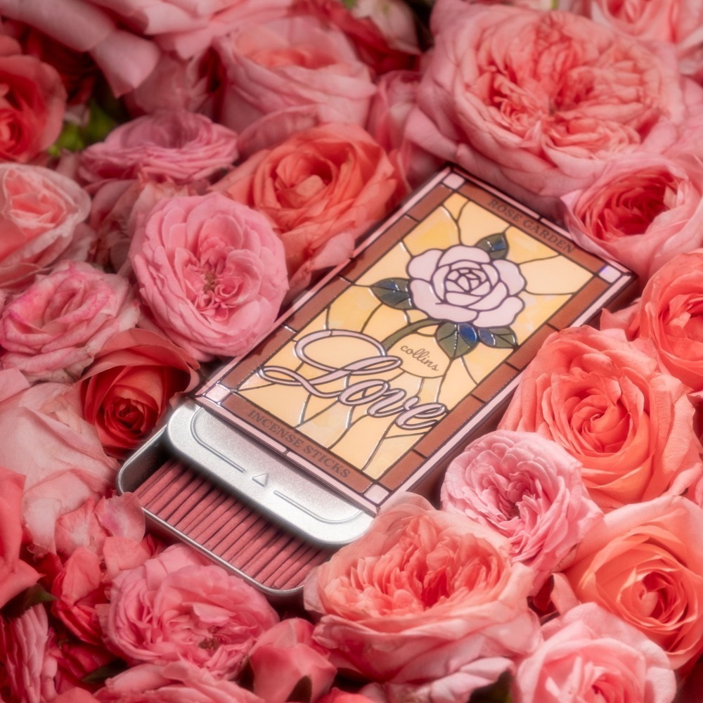 【Collins限定款】鐵盒線香70支 - ROSE GARDEN#玫瑰莊園-細節圖6