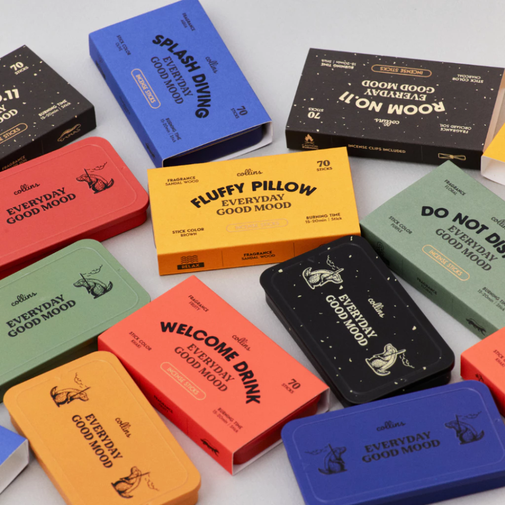 【Collins】鐵盒線香 70支-細節圖2