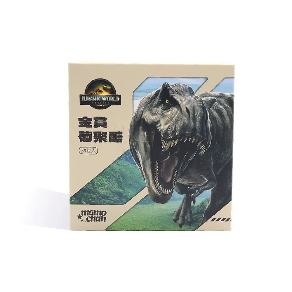 【momochan】侏儸紀世界金賞葡聚醣 (30包/盒) - 環球正版授權-細節圖11
