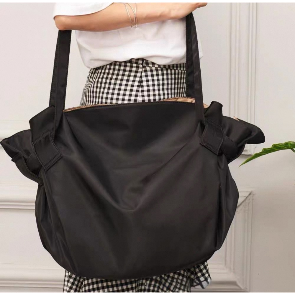 <日系風>大容量輕便旅行袋 防水收納單肩斜挎包（預購）-規格圖5