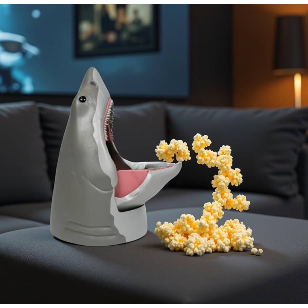 <電影迷必收>JAWS 50週年紀念 大白鯊造型爆米花桶-預購-細節圖2