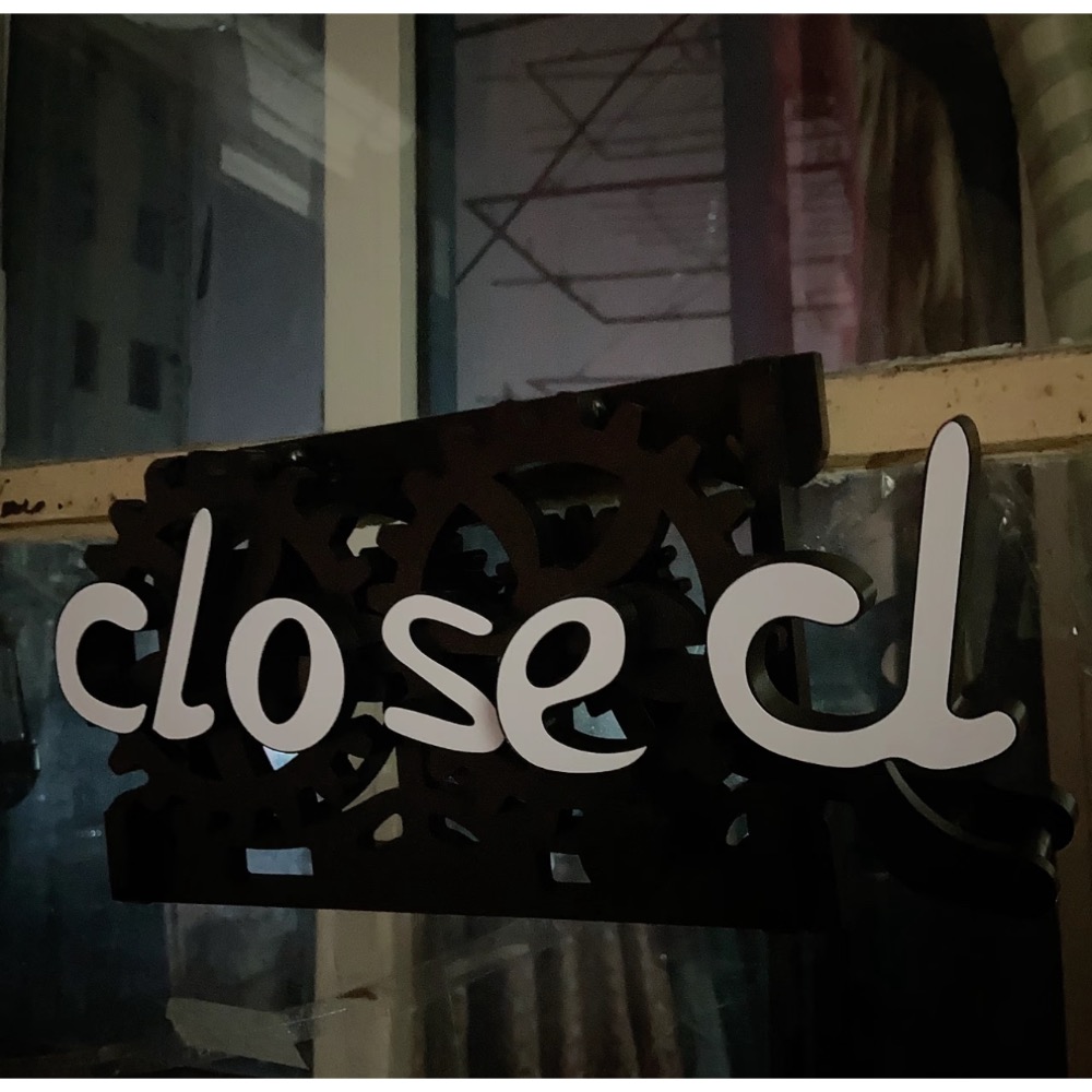 <工業風必備>齒輪造型Open/Closed掛牌 創意門店裝飾桌面擺件-現貨-細節圖3