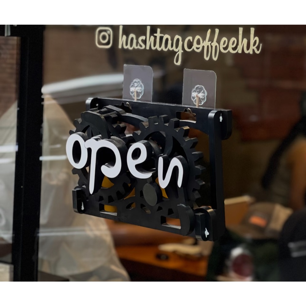 <工業風必備>齒輪造型Open/Closed掛牌 創意門店裝飾桌面擺件-現貨-細節圖4