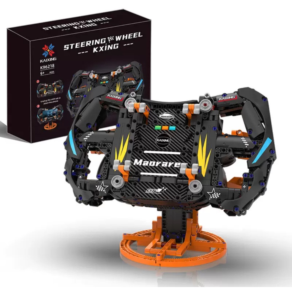 <三大神車集結>法拉利/藍寶堅尼/麥拉倫 方程式賽車方向盤積木組 拼搭模型收藏禮-預購-規格圖3