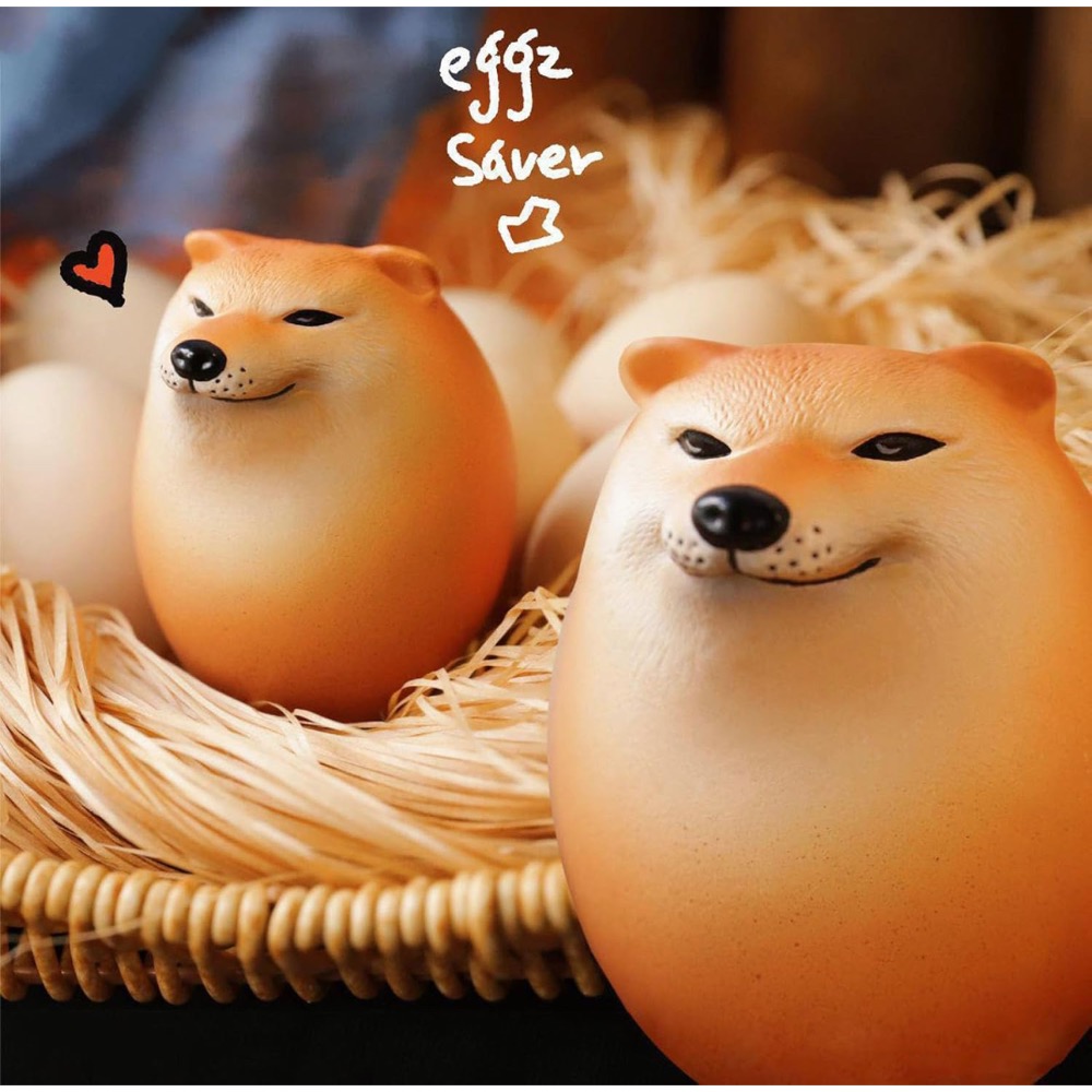 <狗蛋捏捏樂>沙雕柴犬雞蛋造型解壓玩具-現貨-細節圖4