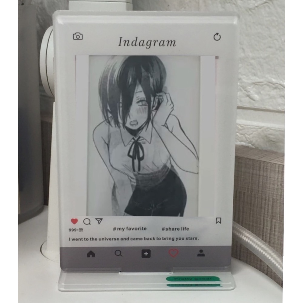 桌上立牌（不附小卡）白色 只能放小卡無法放紙板