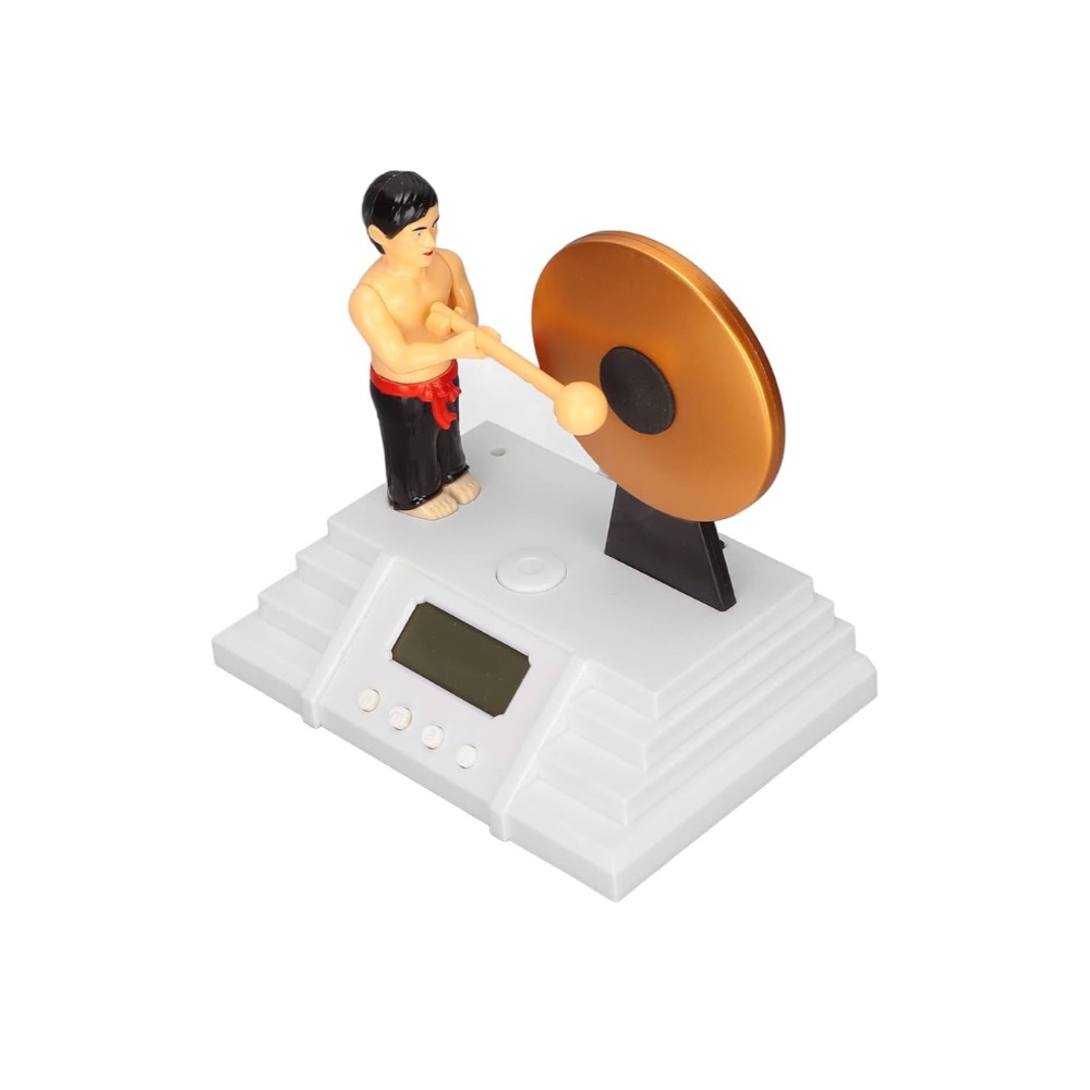 <李小龍敲鐘鬧鐘>搞怪復古造型鬧鐘-現貨-細節圖2