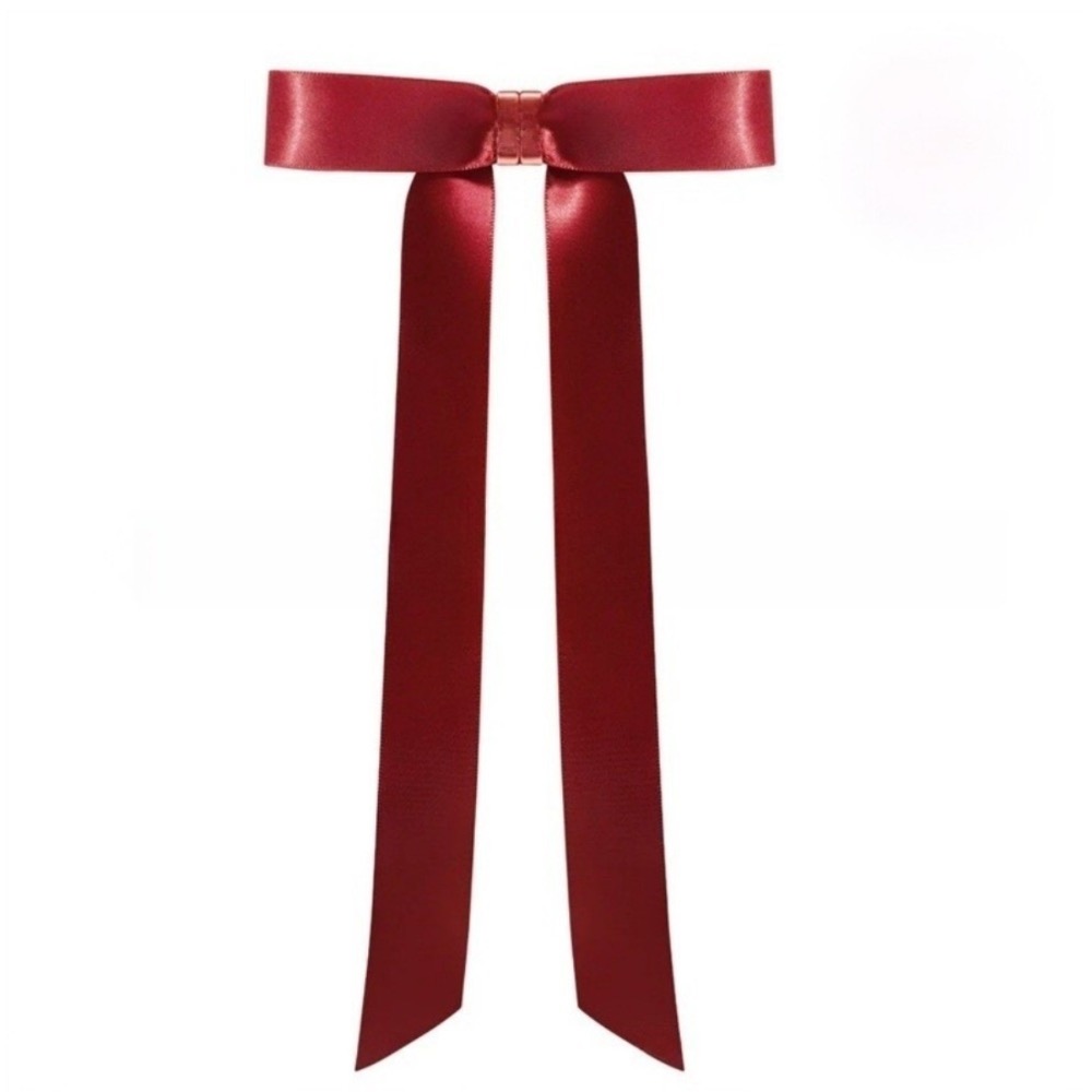 <蝴蝶結磁性髮夾>絲帶造型後腦勺髮飾-預購-規格圖8