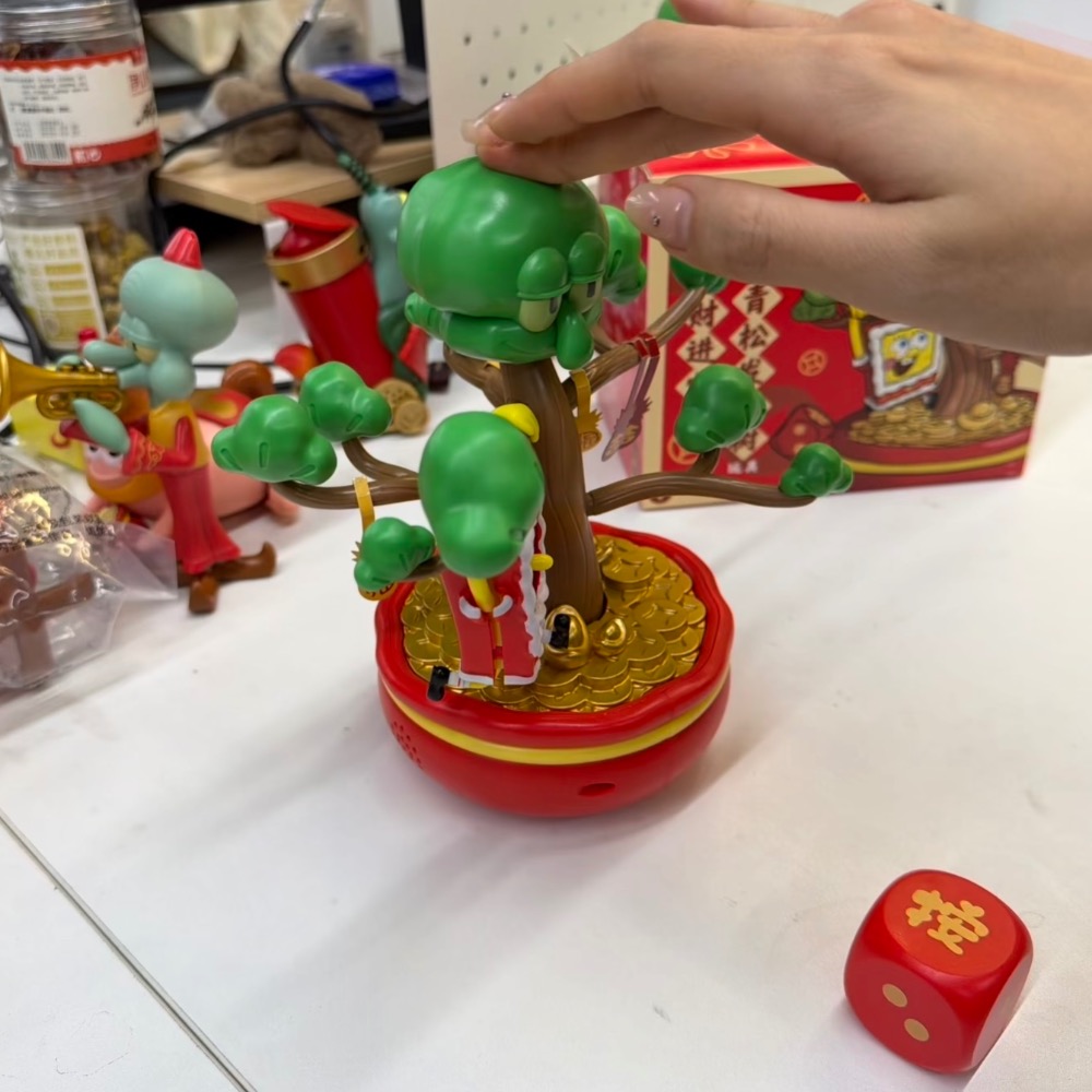 預購 | KFC 海綿寶寶 章魚哥招財樹 |-細節圖2