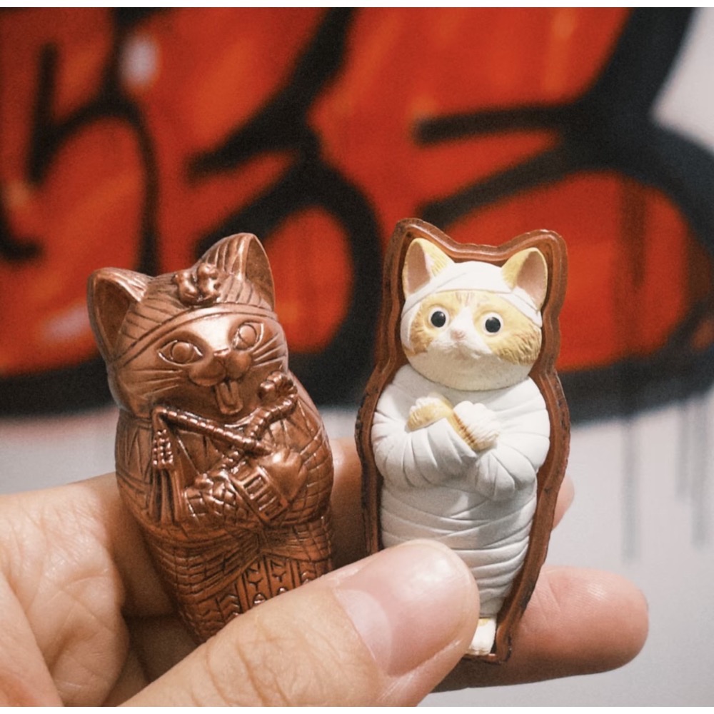 木乃伊貓貓 新色版 全套5隻組-細節圖4