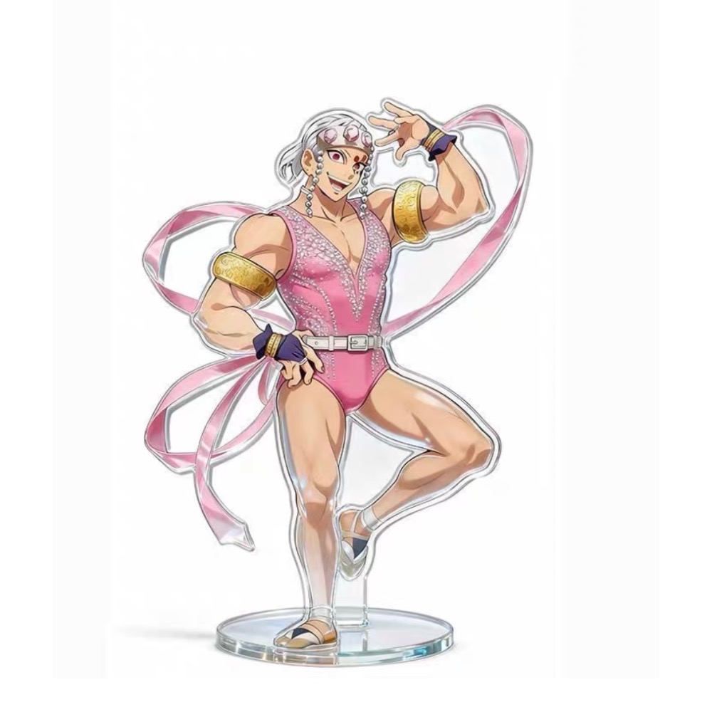 《鬼滅之刃芭蕾舞立牌》鬼滅之刃抽象周邊收藏送禮搞笑壓克力立牌（預購）-細節圖3