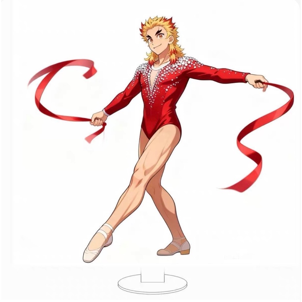 《鬼滅之刃芭蕾舞立牌》鬼滅之刃抽象周邊收藏送禮搞笑壓克力立牌（預購）-規格圖11