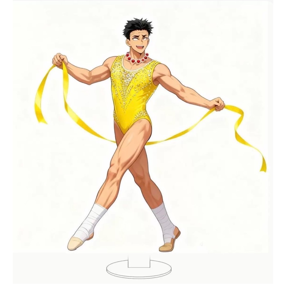 《鬼滅之刃芭蕾舞立牌》鬼滅之刃抽象周邊收藏送禮搞笑壓克力立牌（預購）-規格圖11