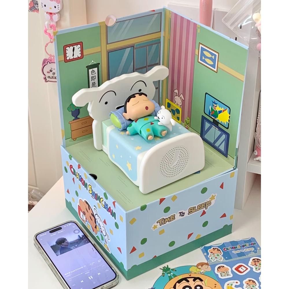 預購-『 蠟筆小新正版授權睡眠燈音箱 』-細節圖2
