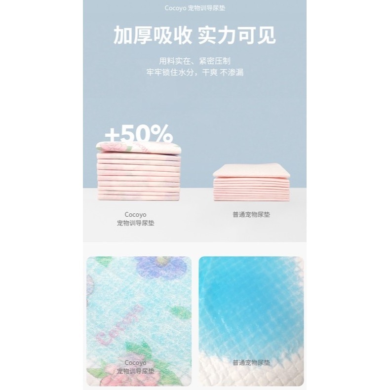 【台灣現貨】cocoyo 春日櫻花款試用包 寵物尿墊 狗尿布 狗狗 貓貓 尿布 尿墊 尿布墊 貓咪 寵物尿布-細節圖4