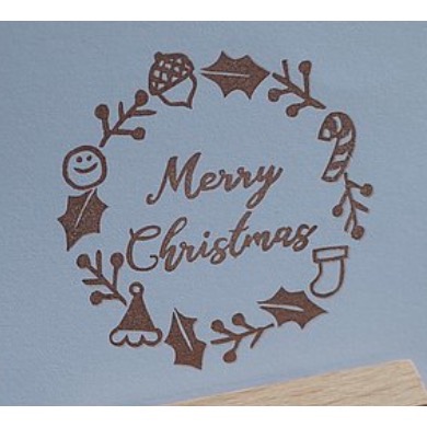 聖誕花圈組合印章-細節圖5