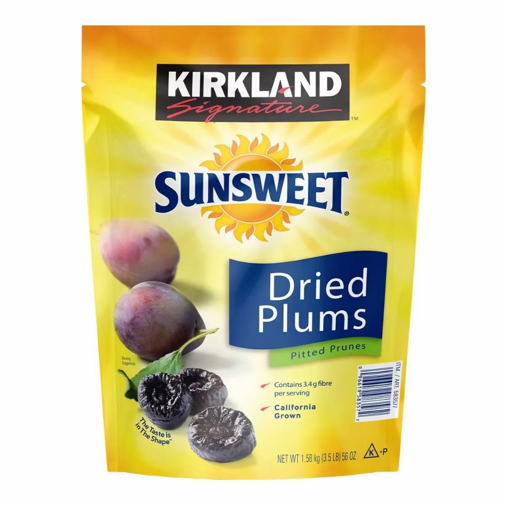 好市多官網代購 宅配免運 Kirkland Signature科克蘭 藍莓乾 567公克 / 無籽加州李乾 1.58公斤-規格圖6