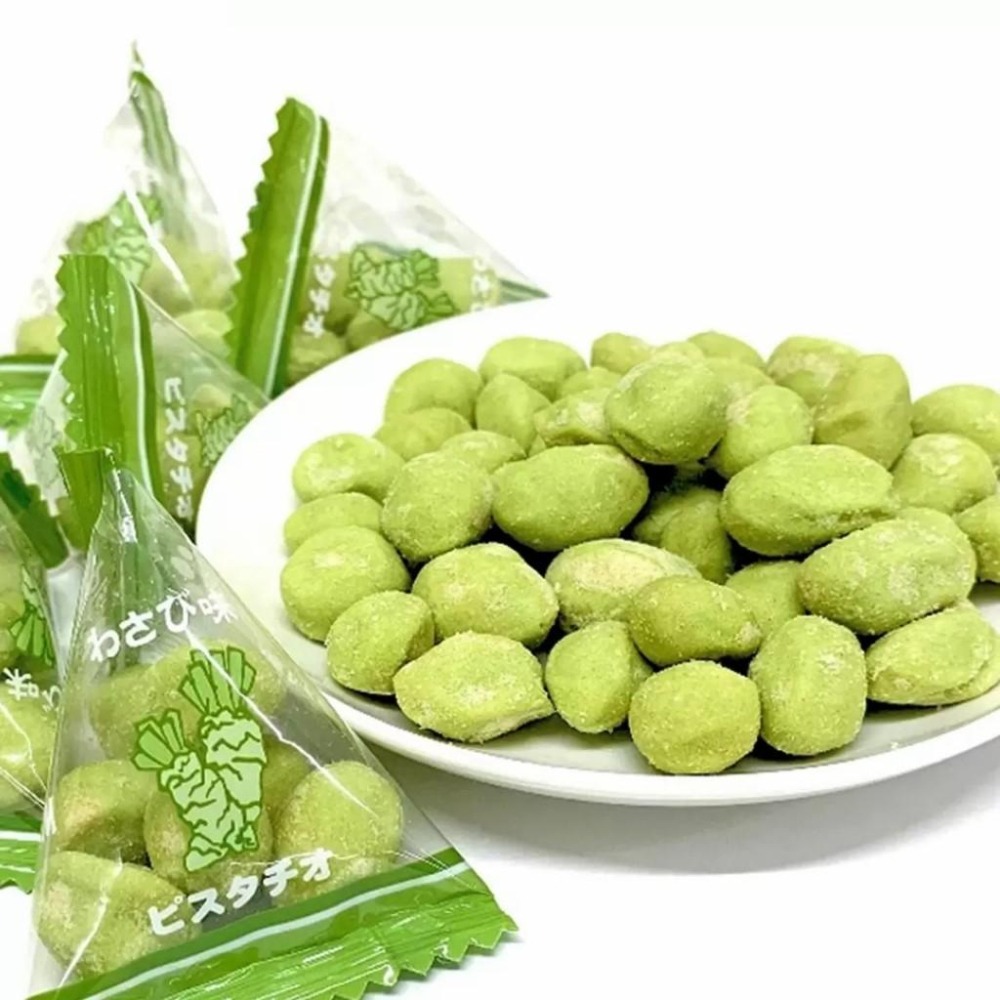 好市多代購 宅配免運 千成堂 綠色酥脆開心果 山葵味 215公克-細節圖2