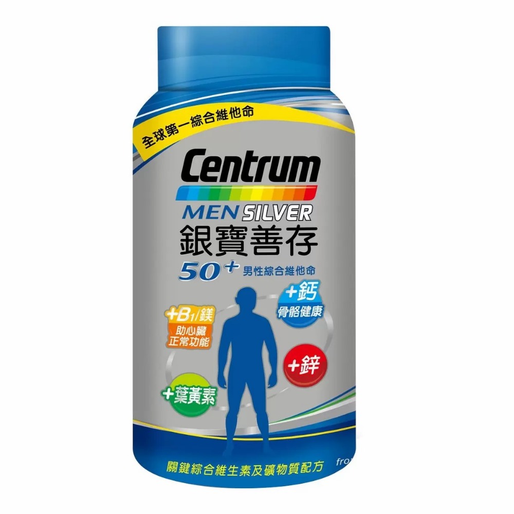 好市多官網代購 宅配免運 銀寶善存50+ 女性綜合維他命 290錠 / 銀寶善存50+ 男性綜合維他命 290錠-規格圖6