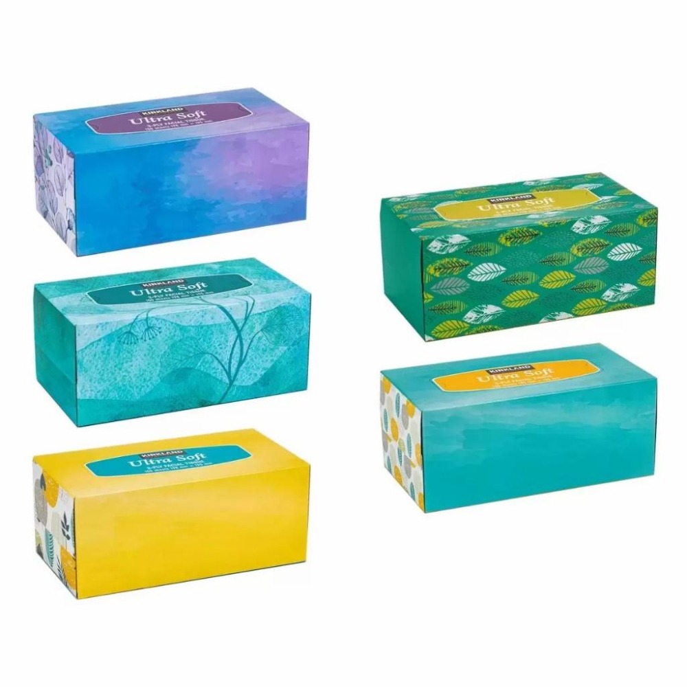 好市多官網代購 宅配免運 Kirkland Signature 科克蘭 三層盒裝面紙 150抽 X 15盒-細節圖2