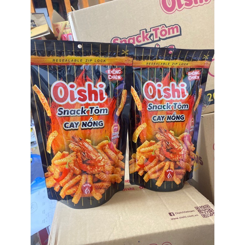 現貨  越南 進口 Oishi 上好佳 蝦味餅乾 蝦味先 蝦子餅乾 辣味餅乾 蜂蜜 辣味蝦餅-細節圖2