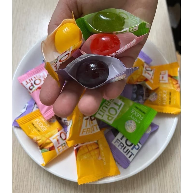 現貨 越南進口最熱銷 Fruit KING coowy fudge軟糖  葡萄軟糖 芒果軟糖 綜合軟糖 黃金奇異果軟糖-細節圖2