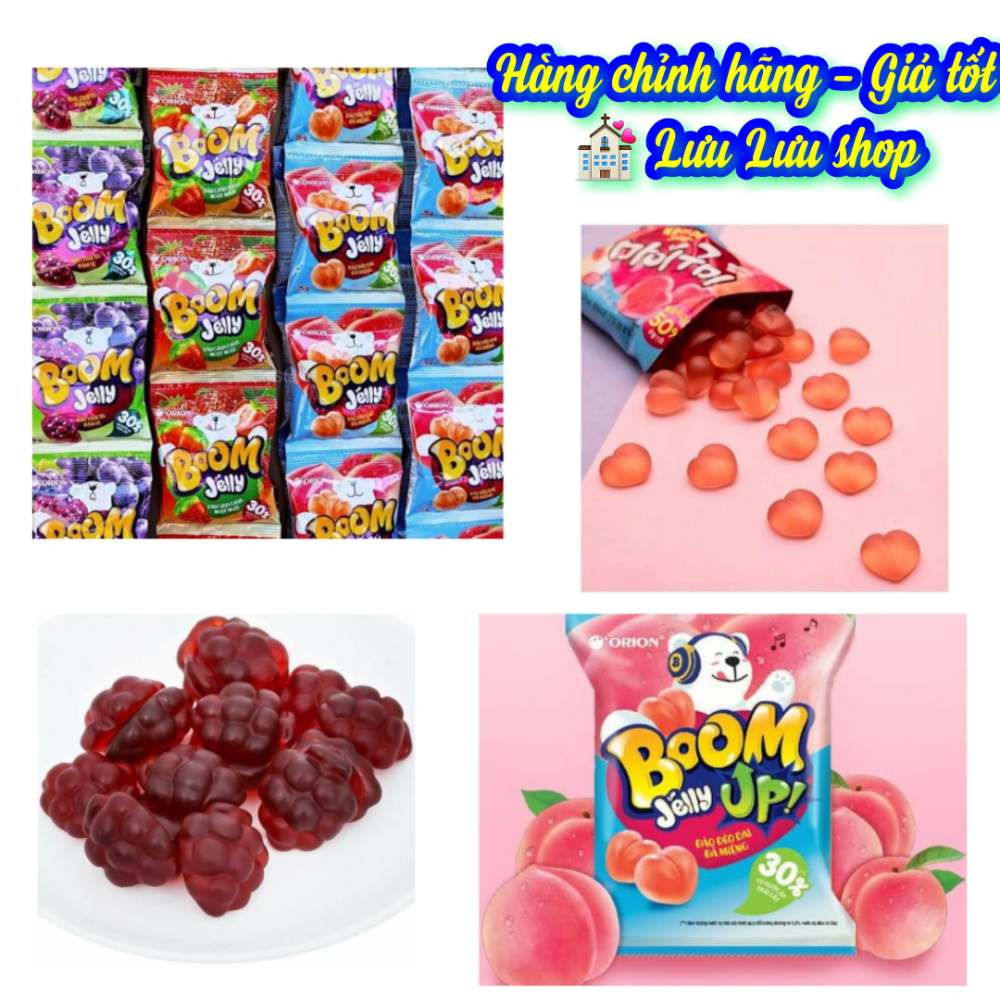 現貨 越南進口 韓國 好麗友 ORION  草莓 、水蜜桃 、葡萄、百香果、羅望子、可樂水果 造型 BOOM 軟糖-細節圖2