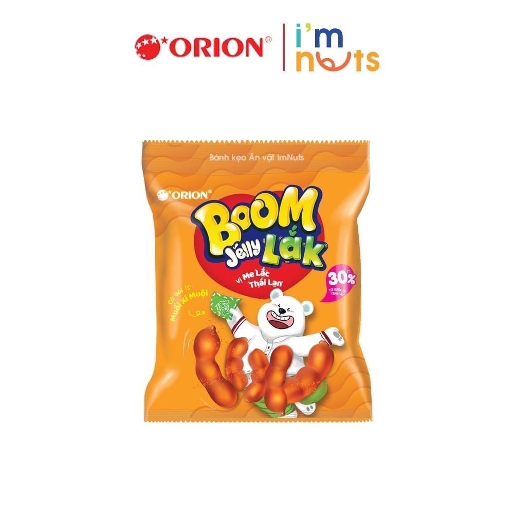 現貨 越南進口 韓國 好麗友 ORION  草莓 、水蜜桃 、葡萄、百香果、羅望子、可樂水果 造型 BOOM 軟糖-規格圖9