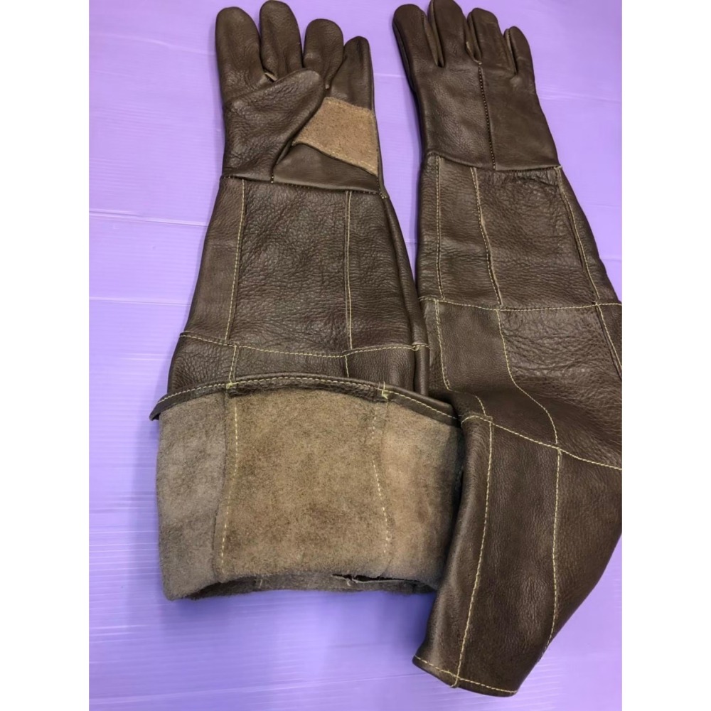 一雙裝🍀小福袋🍀貓抓 狗咬 爪牙手套 大號 60cm/雙 手套 掌心二層皮質 寵物 防抓咬 防護 皮質加厚 源杏鸚鵡-細節圖2