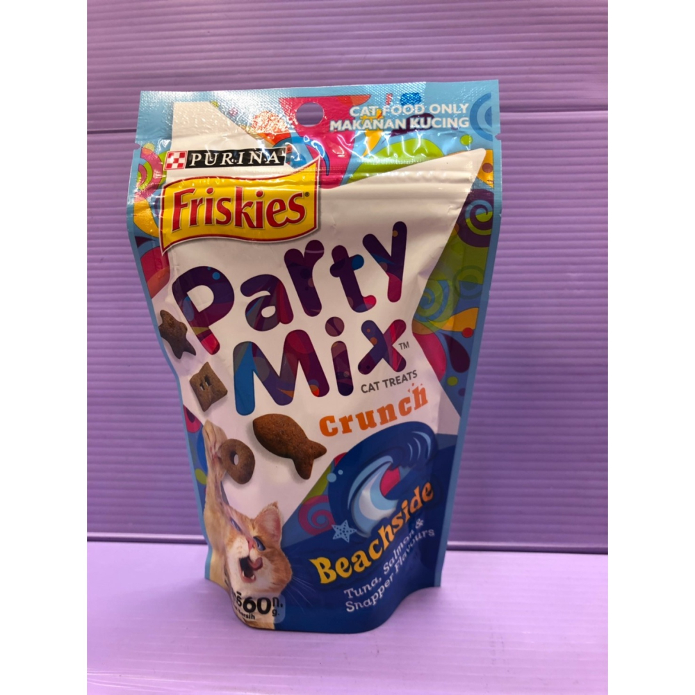 🍀小福袋🍀 Friskies喜躍 Party Mix➤ 經典原味 60克/包➤ 貓餅乾/貓零食/獎勵零食-細節圖3