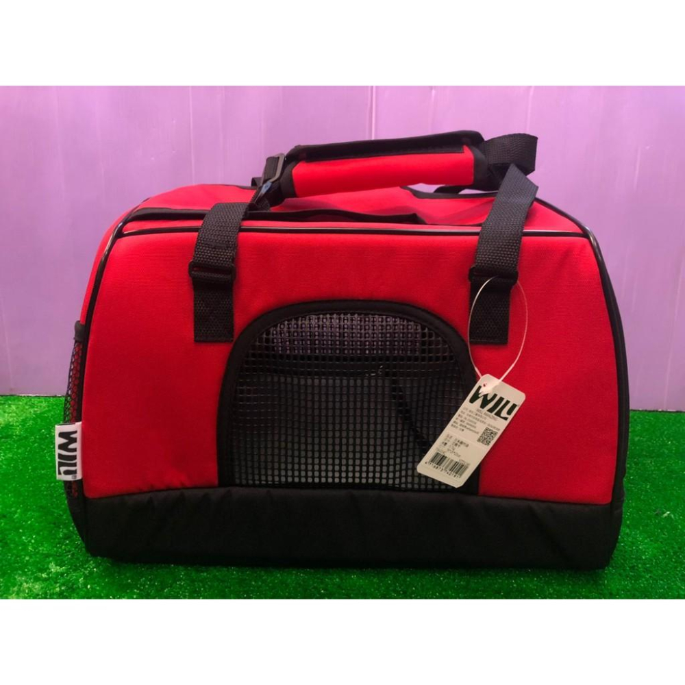 🎀小福袋🎀WILL《PB03紅色款 》極輕/超透氣網/硬底系列 外出包/外出籠/肩背包 -犬貓專用 單獨需一件運費-細節圖2