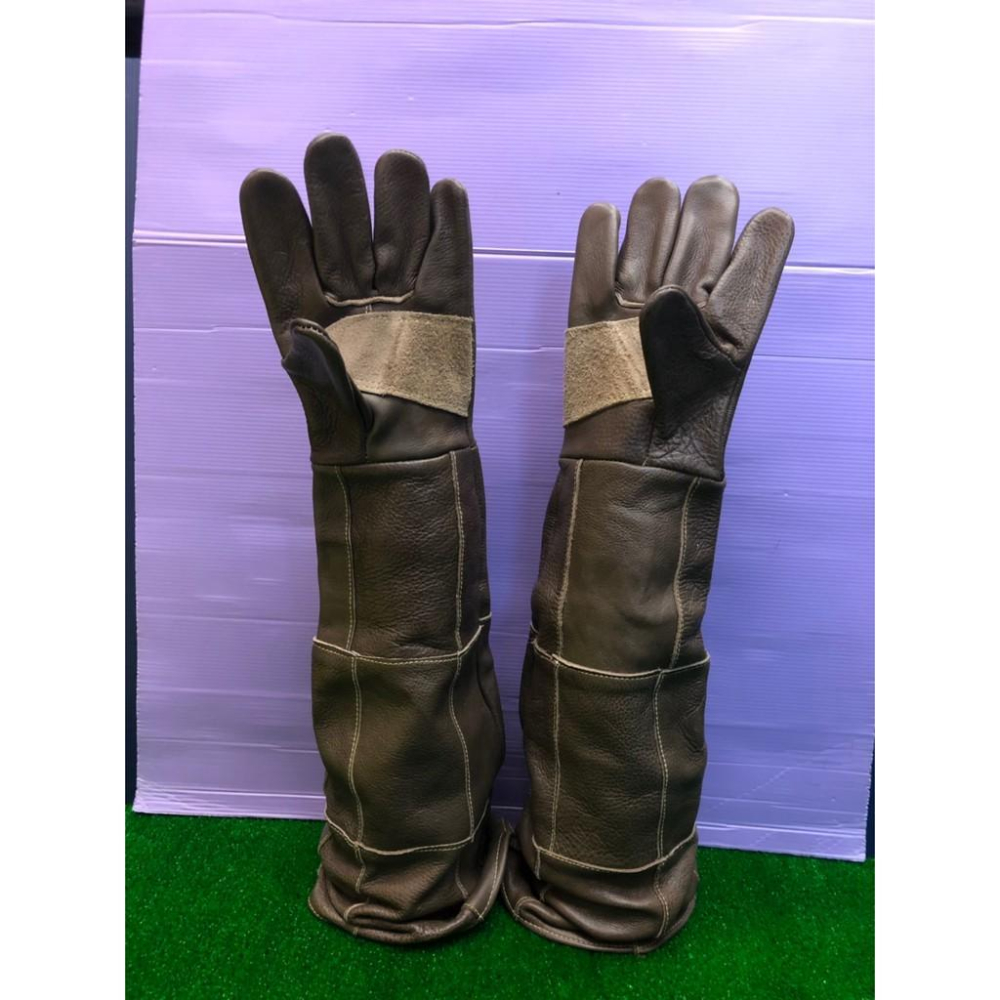 一雙裝🌹小福袋🎀貓抓 狗咬 爪牙手套 大號 60cm/雙 手套 掌心二層皮質 寵物 防抓咬 防護 皮質加厚 源杏鸚鵡刺蝟-細節圖4