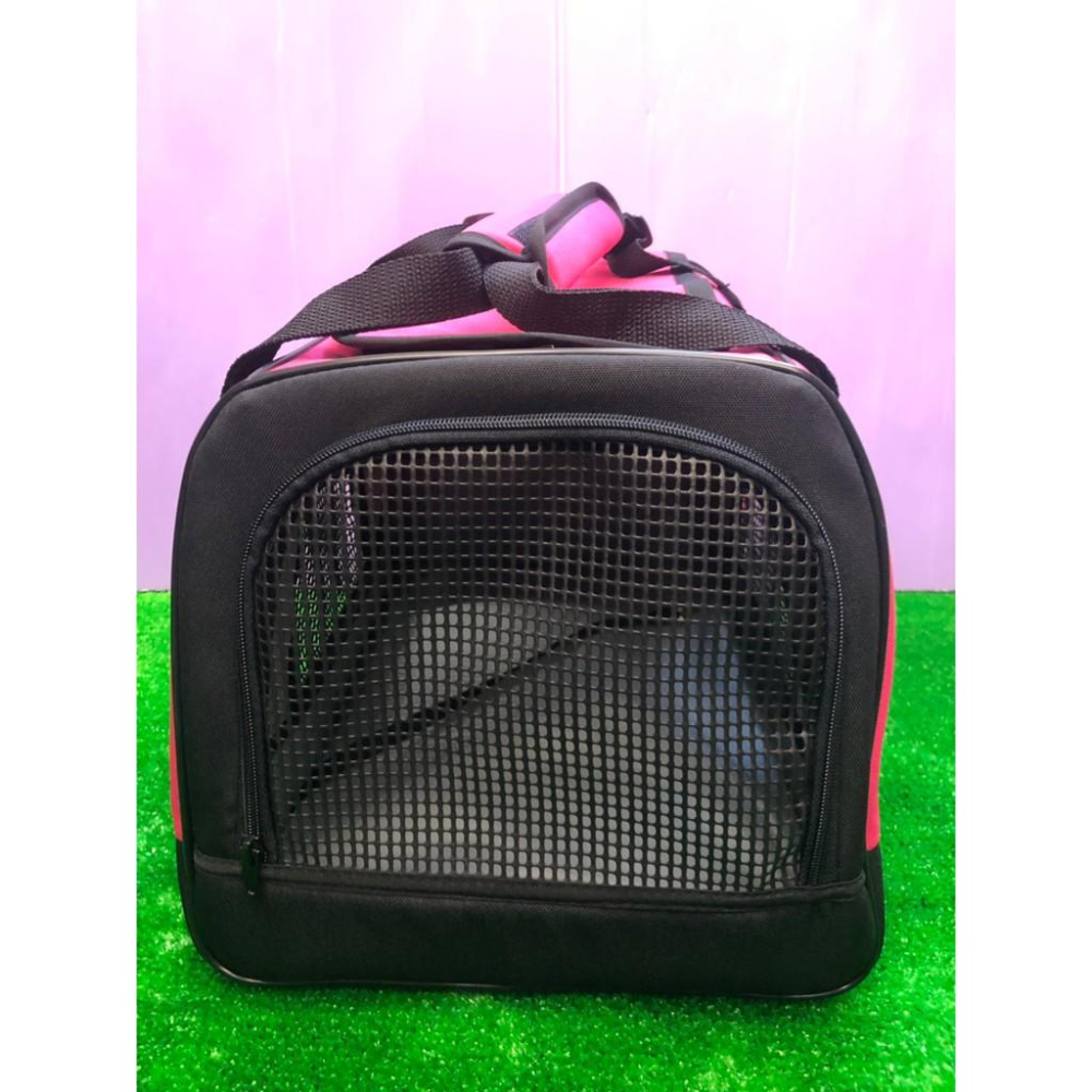 🎀小福袋🎀WILL《PB03桃紅色款 》極輕/超透氣網/硬底系列 外出包/外出籠/肩背包 -犬貓專用 單獨需一件運費-細節圖3