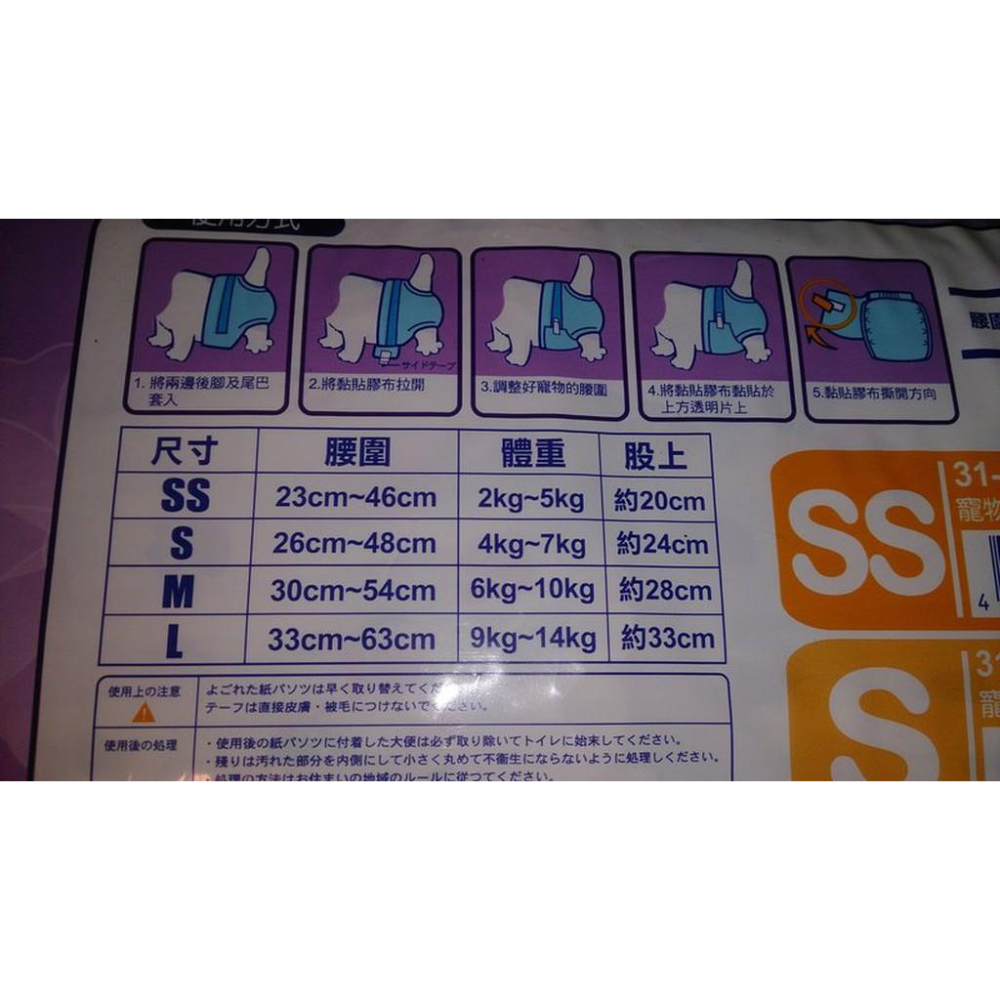 🌹小福袋🍀PTM 犬貓適用➤M號賣場➤Petty Man 紙尿褲 生理褲 拋棄式 尿布 犬 狗 貓 兔 寵物專用-細節圖5