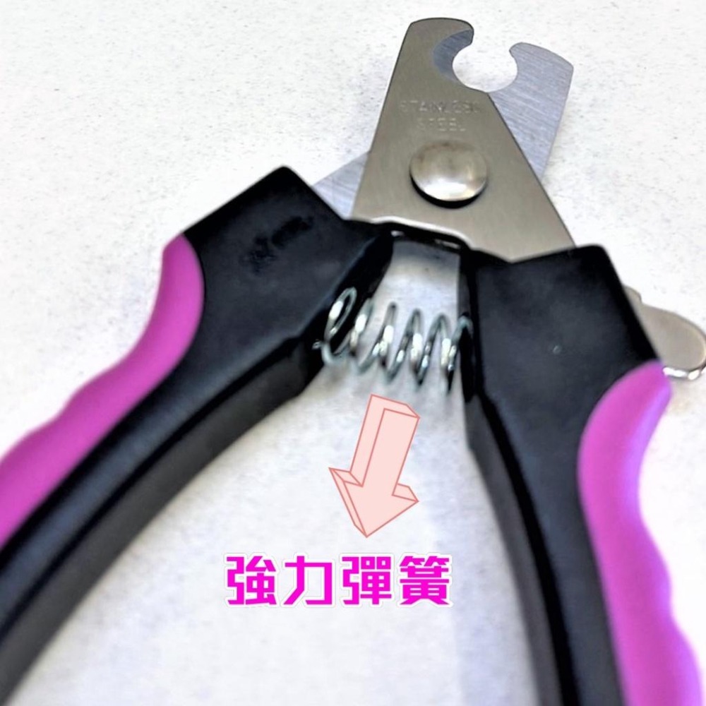 🌹小福袋🎀Hello Pet 專業防滑握剪 不鏽鋼刀片 狗 寵物 指甲剪 貓( 寵物美容師國家考試必需品)-細節圖2