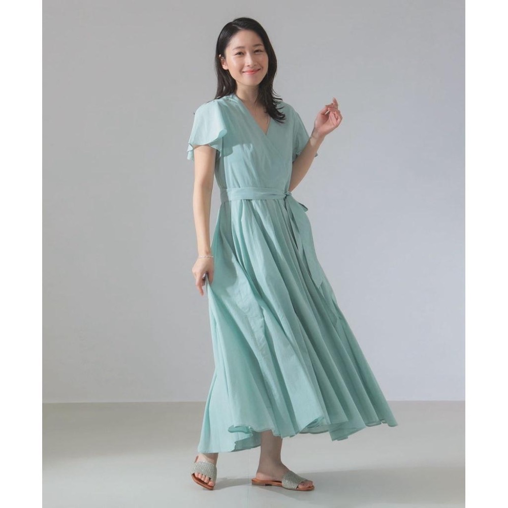 日本購入～全新 MARIHA × Demi-Luxe BEAMS 法式優雅洋裝（有附綁帶）-細節圖3