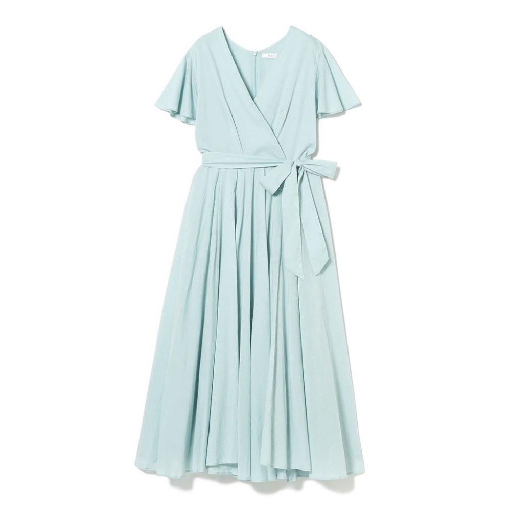 日本購入～全新 MARIHA × Demi-Luxe BEAMS 法式優雅洋裝（有附綁帶）-細節圖6