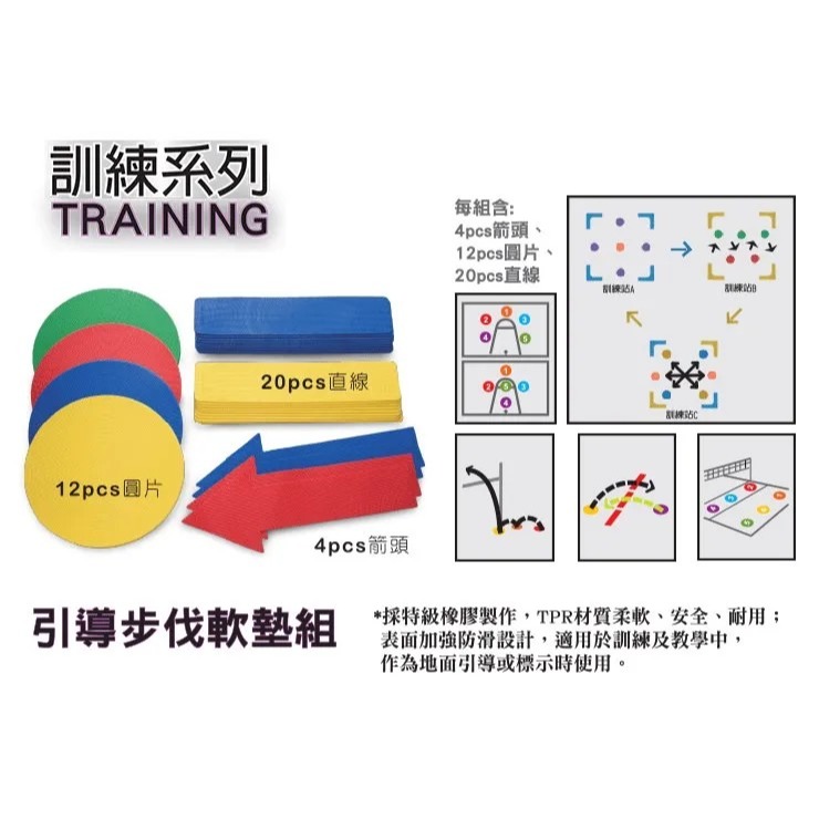 【Cat House Sport】CONTI｜多功能引導教學步伐軟墊組-細節圖2